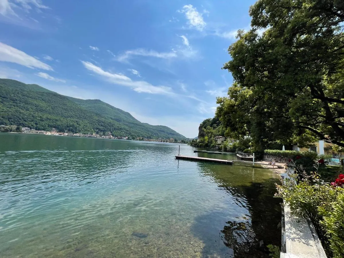 Ville Lago Lugano Porto Ceresio Italy